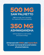 Load image into Gallery viewer, Saw Palmetto for Men & Prostate Health Supplements with Arjuna Extract Advanced Formula Saw Palmetto Arjuna Bark Extract w DHEA Ashwagandha 900mg DHT Blocker for Hair Support