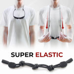 Load image into Gallery viewer, Sunglass Strap Eyeglass Holder No Tail Strap Lanyard Adjustable 2 Cords M Size