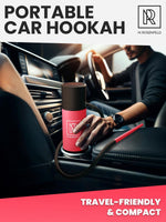 Load image into Gallery viewer, Pink Hookah Set With Everything Premium Portable Hookah Set With Everything And Case