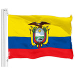 Load image into Gallery viewer, G128 Combo Pack: American USA Flag 3x5 Ft & Ecuador Flag 3x5 Ft, Both Printed 150D Polyester, Indoor/Outdoor, Brass Grommets