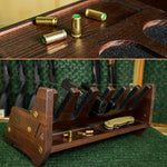 Load image into Gallery viewer, Wood Pistol Rack for Gun Safe Storage for 6 Handguns or Revolvers Gun Safe