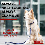 Load image into Gallery viewer, WAUDOG Rolled Leather Dog Leash 4Ft * 0.4 in for Small Medium and Large Dogs Heavy Duty Leather Puppy Leash for Outdoor Walking Running Training Strong Dog Leashes for Large Breed Dogs (Purple)