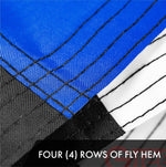 Load image into Gallery viewer, Thin Blue & Red Line State Flag 3x5 Ft 3Pack Embroidered Polyester By G128