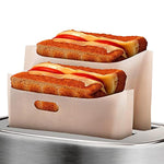 Load image into Gallery viewer, 12Pcs Non Stick Toaster Bags Reusable – 6.7 x7.5 Grilled Cheese Bags Heat Resistant & Easy to Clean Mess Free Toasting Sandwiches Panini & More Compatible with Toaster Oven Microwave & Grill