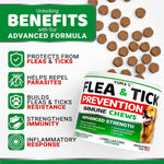 Load image into Gallery viewer, 2 Pack Insects Prevention for Dogs Chewables Natural for All Breeds and Age