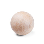 Load image into Gallery viewer, ACE HOCKEY Swedish Stickhandling Balls Unfinished Hardwood No Bounce Floorball Training Equipment for Floor Dribbling Skills Dekes Fakes & Ball Handling Drills 2 Inch Diameter 1 Pack