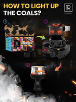 Load image into Gallery viewer, 112 pcs Hookah Charcoal Hookah Coals for Hookah Coconut 22mm Cubes Pack 112 pcs