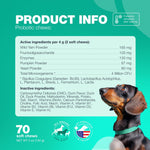 Load image into Gallery viewer, 70 Probiotic Chewables for Dogs Probiotic Chews with Digestive Enzymes for
