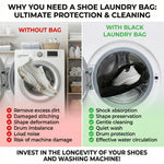 Load image into Gallery viewer, Shoe Washing Machine Bag 2 Pack for Washer & Dryer Thick Padded Sneaker Laundry Bags with Mesh Panels Zipper Protective Shoe Washer Bag for Running & Gym Shoes