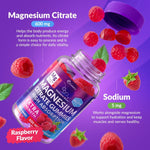 Load image into Gallery viewer, 400mg Magnesium Citrate Gummies for Body Support Relaxation 60 Gummies Sugar