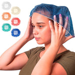 Load image into Gallery viewer, Disposable Hair Net for Men Women 21 Disposable Hair Net for Men Women 21 inch Pack of 100 Dark Blue Hair Covers for Nurses Polypropylene Bouffant Hair Nets with Stretch Band Disposable Hair Caps for Nurses and Chefs