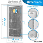 Load image into Gallery viewer, Access Panel for Drywall 14 x 29 inch Insulated Wall Hole Cover Access Door Plumbing Access Panel for Drywall Heavy Durable Plastic White