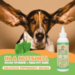 Load image into Gallery viewer, Dog Ear Cleaner Solution with Peppermint. Our Ear Cleaner for Dogs Helps to