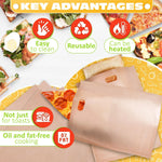 Load image into Gallery viewer, 12Pcs Non Stick Toaster Bags Reusable – 6.7 x7.5 Grilled Cheese Bags Heat Resistant & Easy to Clean Mess Free Toasting Sandwiches Panini & More Compatible with Toaster Oven Microwave & Grill
