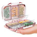 Load image into Gallery viewer, Travel Pill Organizer Moisture Proof Pill Holder Daily Medicine Organizer Box
