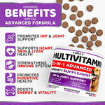 Load image into Gallery viewer, Dog Multivitamin Chews with Glucosamine 170 Count Codfish-Free