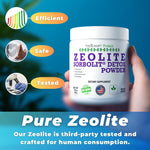 Load image into Gallery viewer, Sorbolit Zeolite Detox Powder 7.05oz Clinoptilolite Zeolite Powder Sorbolit 1 2 µm Zeolite Clinoptilolite Powder Supplement for Liver Detox 200 Days Supply