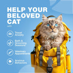 Load image into Gallery viewer, Cat Calming Treats Hemp Calming Care for Cats Cat Melatonin Soft Chews with Hemp Seed Oil and Probiotics Cat Anxiety Relief Storms, Travel, Grooming, Separation Calming Chews for Cats