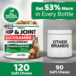 Load image into Gallery viewer, Hip and Joint Supplement for Cats Glucosamine Chews 120 Soft Chews