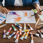 Load image into Gallery viewer, 12Pcs Drawing Stencils for Painting on Wood Large Stencils for Painting on WoodCanvas Scrapbook Supplies Wall Art Drawing Templates Animal Canvas