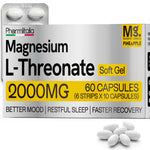 Load image into Gallery viewer, Magnesium L Threonate Magnesium Supplement 400mg Softgels High Absorption for Better Sleep Muscle and Brain Support Stress Relief for Memory and Focus Health Supplement Pineapple 60 Count