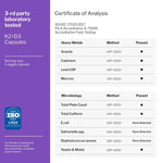 Load image into Gallery viewer, Vitamin D3 K2 Calcium Supplement Vitamin D 5000 IU Vitamin K2 MK7 100 mcg 60Pill