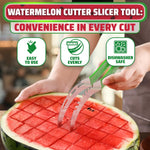 Load image into Gallery viewer, Watermelon Slicer Cutter Tool – Durable Stainless Steel Blade Watermelon Cutter with Ergonomic Handle Slice or Cube Cantaloupe & Honeydew Quick Mess Free Prep for Summer Snacks Parties & BBQs