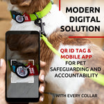Load image into Gallery viewer, Waterproof Dog Collar Adjustable 9–14 in Neck x 3/5 in Wide Green