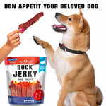 Load image into Gallery viewer, Dog Treats Duck Jerky 1.5 LB – Dog Food & High Protein Chews for Large, Medium & Small Breeds – Natural Healthy Training Strips & Snacks – Human Grade Real Meat – Grain Free, Rawhide Free, Bulk Pack