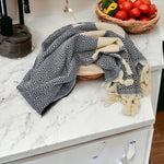 Load image into Gallery viewer, Turkish Hand Towels for Bathroom and Kitchen Quick Dry Highly Absorbent Eco Friendly Turkish Cotton Kitchen Towels Bathroom Hand Towels Turkish Tea Towels Decorative Hand Towels Set of 2