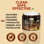 Load image into Gallery viewer, Hair Mask for Dry Damaged Hair with Collagen Biotin Argan Oil Helps Repair Hair