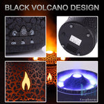 Load image into Gallery viewer, Volcano Diffuser for Essential Oils Aromatherapy Humidifier Diffuser Black 360ml