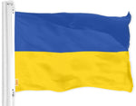 Load image into Gallery viewer, USA American Flag & Ukraine Ukrainian Flag 3x5 Ft Printed 150D Polyester