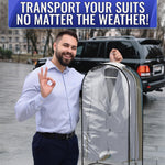 Load image into Gallery viewer, 4 Pcs Clear Garment Bags for Hanging Clothes – Dust Proof Suit Bags for Closet Storage (40 x24 x10 ) with Zipper Sides – Designed for Travel & Organization Protects Clothes & Keeps Them Ready to Wear