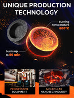 Load image into Gallery viewer, 200 pcs Charcoal Tablets for Incense – Quick Light Charcoal Tablets (20 roll)