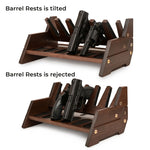 Load image into Gallery viewer, Wood Pistol Rack for Gun Safe Storage for 6 Handguns or Revolvers Gun Safe
