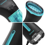Load image into Gallery viewer, Steamer for Clothes Travel Handheld Portable Steamer for Garment and Fabric No Spitting Safe and Little Handy Compact Mini Clothing Steamer and Curtain with Accessories Black