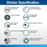 Load image into Gallery viewer, White Stars Stickers 220 Pcs Space Themed Bedroom Constellation Wallpaper Decals