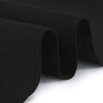 Load image into Gallery viewer, 2 Pack Black Tablecloth 90x132 in Table Cover for 6 Ft Rectangle Table Polyester