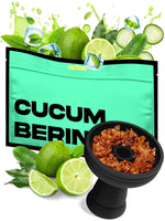 Load image into Gallery viewer, Hookah Flavors Cucumberito Hookah Flavor Herbal 1 pouch Hookah Tobacco Free Molasses & Nicotine Free (1 Count)