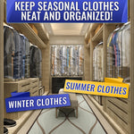 Load image into Gallery viewer, 4 Pcs Clear Garment Bags for Hanging Clothes – Dust Proof Suit Bags for Closet Storage (40 x24 x10 ) with Zipper Sides – Designed for Travel & Organization Protects Clothes & Keeps Them Ready to Wear