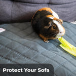 Load image into Gallery viewer, Washable Rabbit Guinea Pig Cage Liners for 2x4 C&C 57x28 inch 2 PCS Easy to Clean Unlike Fleece Absorbent Waterproof & Non Slip Guinea Pig Bedding & Pee Pads & Rabbit Floor Mats