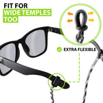 Load image into Gallery viewer, Eyeglasses String Holder Strap Cord Glasses Chain for Men Women 5 Cords Brown