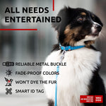 Load image into Gallery viewer, WAUDOG Ultra Soft Rolled Leather Dog Collar for Small Dogs Soft Padded Dog Collars for Medium Dogs Puppy Collars for Large Breed Dogs Male and Female Dog Collar