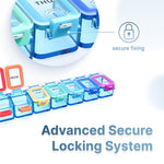 Load image into Gallery viewer, Weekly Medicine Pill Organizer Waterproof 7 Day Large Pill Box Daily Pill Case