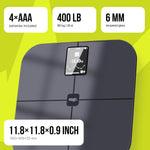 Load image into Gallery viewer, 25 Metrics Black Digital Bathroom Smart Scale with BMI Body Fat Muscle Mass Bluetooth Apple Health Compatible Scales Digital Weight Composition Scale & Body Fat Mass Up to 400lb 180 kg