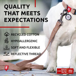 Load image into Gallery viewer, WAUDOG Recycled Cotton Dog Leash 6 Ft 10 Ft Eco Friendly Collar for Small Medium & Large Dogs Reflective Dog Leash for Medium Dogs Strong Leashes for Large Breed Dogs Puppy Leash for Small Dogs