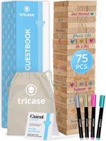 Load image into Gallery viewer, Wedding Guest Book Alternative 75 pcs Wooden Block Guest Book for Sign