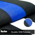 Load image into Gallery viewer, G128 Combo Pack: Garden Flag Stand Black 36x16 Inch & Garden Flag Thin Blue Line 12x18 Inch