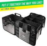 Load image into Gallery viewer, 3 Compartment Separable Collapsible Car Trunk Storage Organizer for SUV Minivan